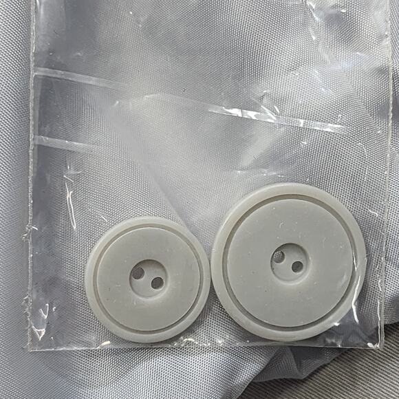 JD Williams Capsule Blazer Womens 10 Light Gray Single Button Preppy Office - Picture 5 of 12